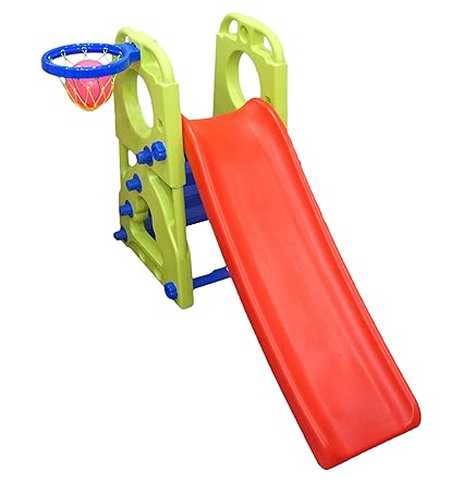 slide and swing playset