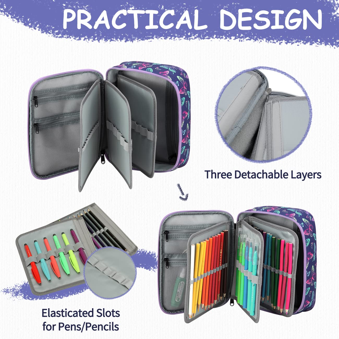 VASCHY Large Pencil Case - Image 3