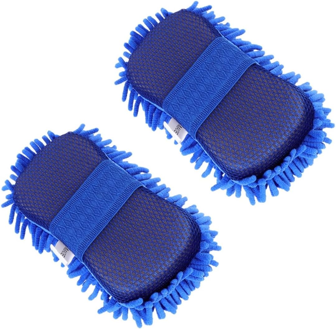 MAGICLULU 6pcs Auto Cleaning Gloves Lightweight Microfiber Car Wash Mitts for Car Detailing Safe and Scratch Multi-Purpose Cleaning Tool and More
