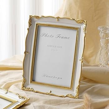 Amazon.com - Cuspin Vintage Picture Frame 5x7 Gold Frames, Ornate