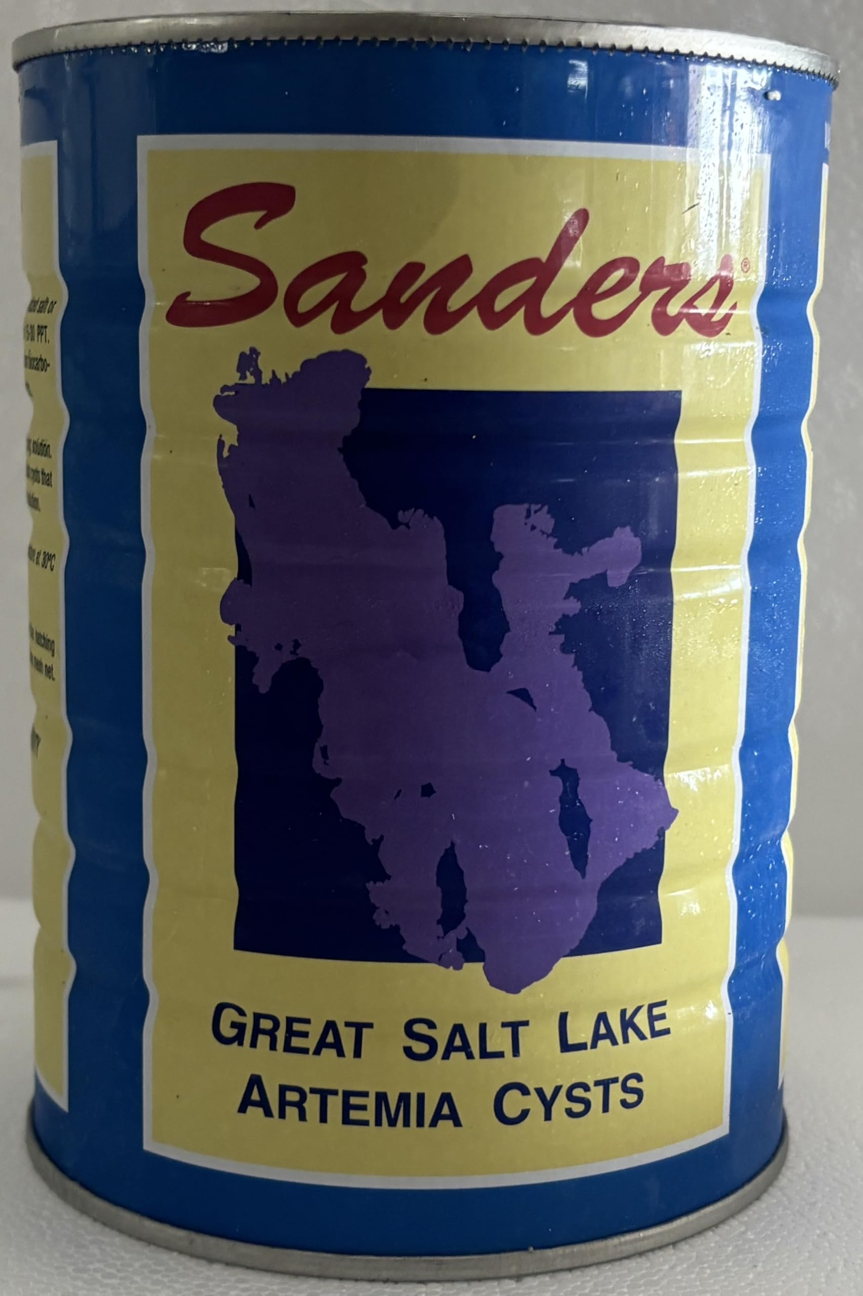 Sanders Artemia Huevos Great Salt Lake Camarones De Primera Calidad 95% 425 G