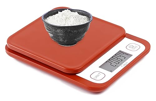 Miniatura 4 de Ozeri Escala de jardín y cocina II, con tecnología de graduación variable 420 de 0.1 g (0.005 oz), ocre quemado