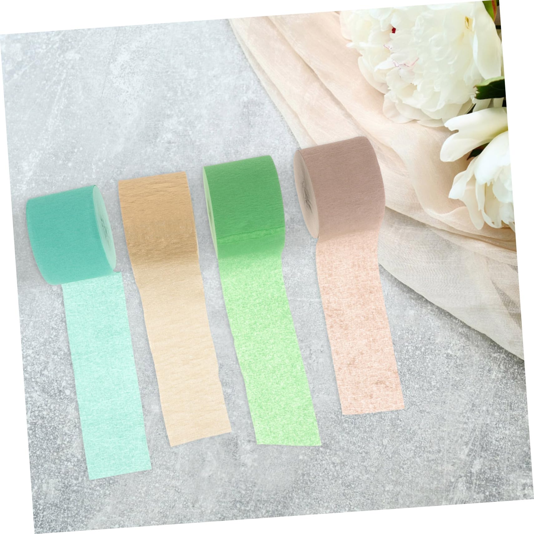 SEWACC 32rouleaux Papier Crêpe Pour Décorations De Fête Anniversaire Accessoires Pour Mariage Et Événements Thématiques