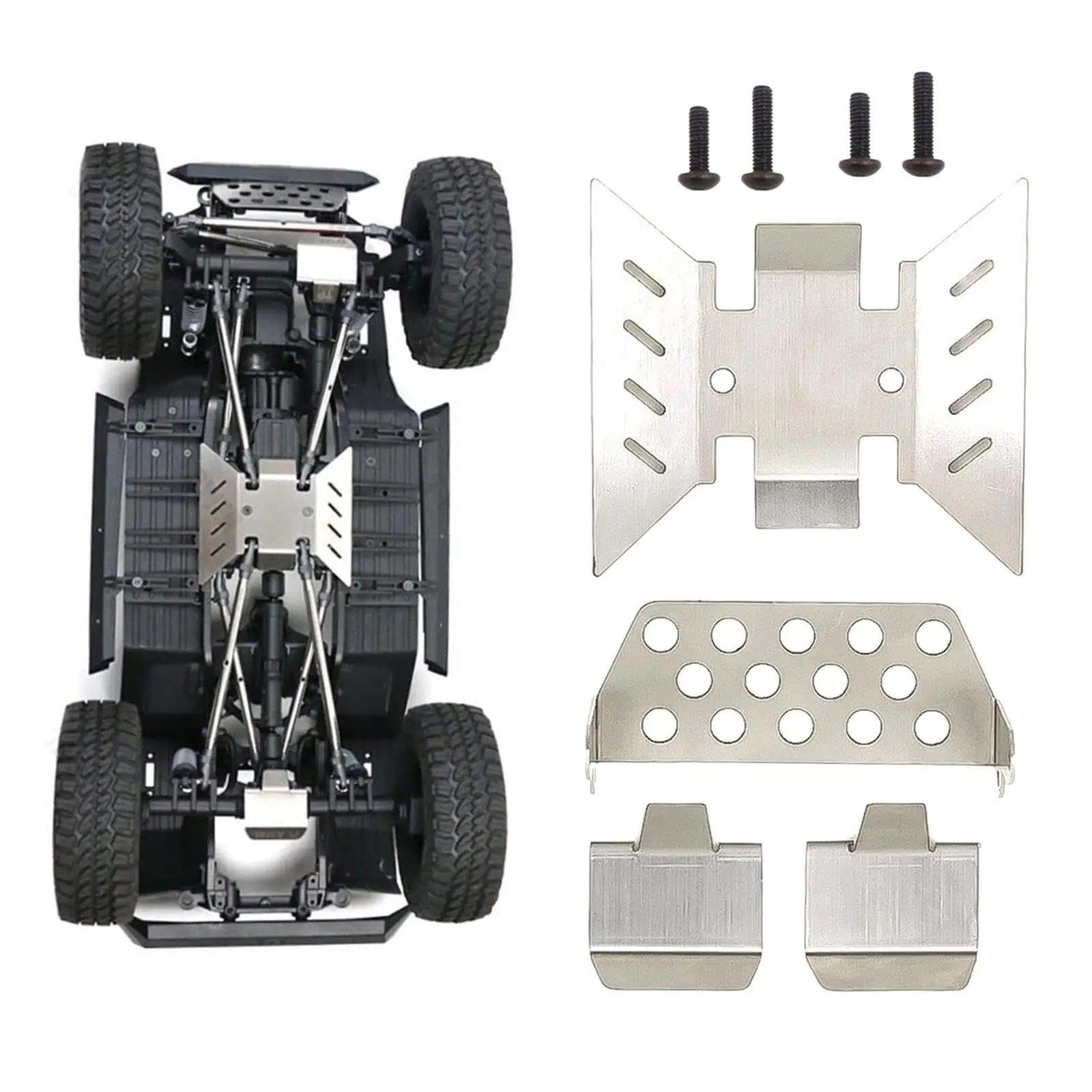 Actualización Protector Cuerpo Chasis para Axial AXI03007 1/10