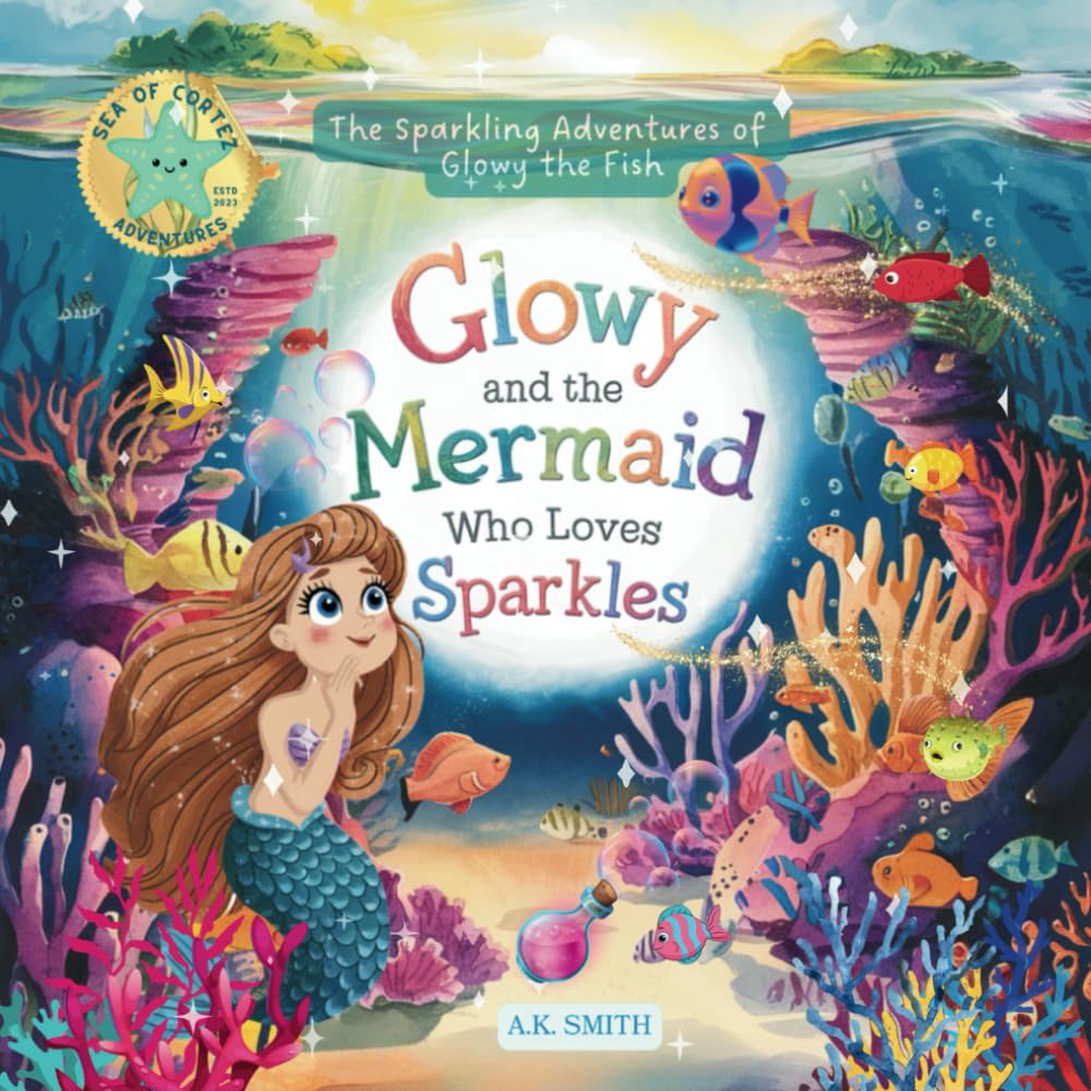 Glowy and the Mermaid Who Loves Sparkles: The Sparkling Adventures of Glowy the Fish. (Sea of Cortez Adventures). Children's Picture Books Ages 3-7