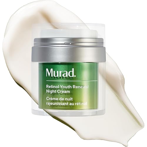 Murad Retinol Youth Renewal Night Cream - Anti-Aging Moisturizer with Retinol Tri-Active Technology and Niacinamide Gently Fights Wrinkles and Fine Lines, Boosts Radiance and Firms Skin - 1.7 Fl Oz