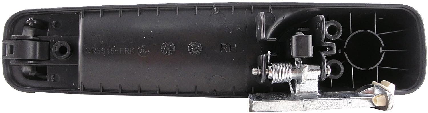 Dorman 82055 Rear Driver Side Exterior Door Handle Compatible with Select Dodge / Ram Models, Smooth Black