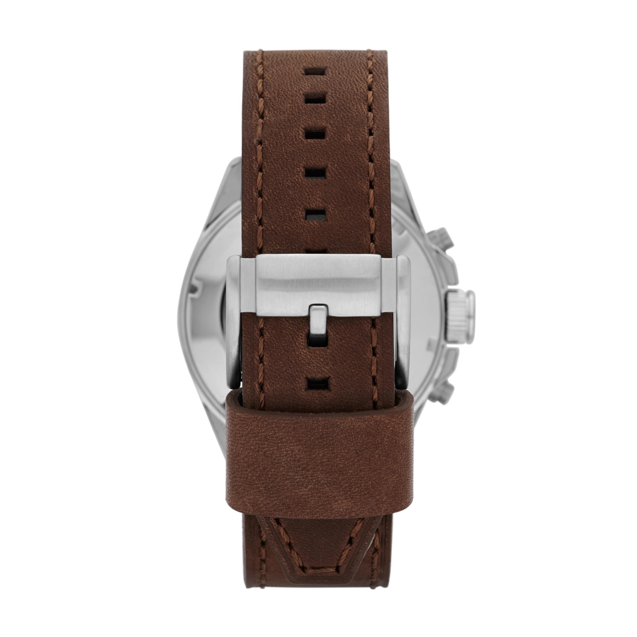 Fossil Orologio Decker da uomo, movimento cronografo al quarzo con cinturino in pelle