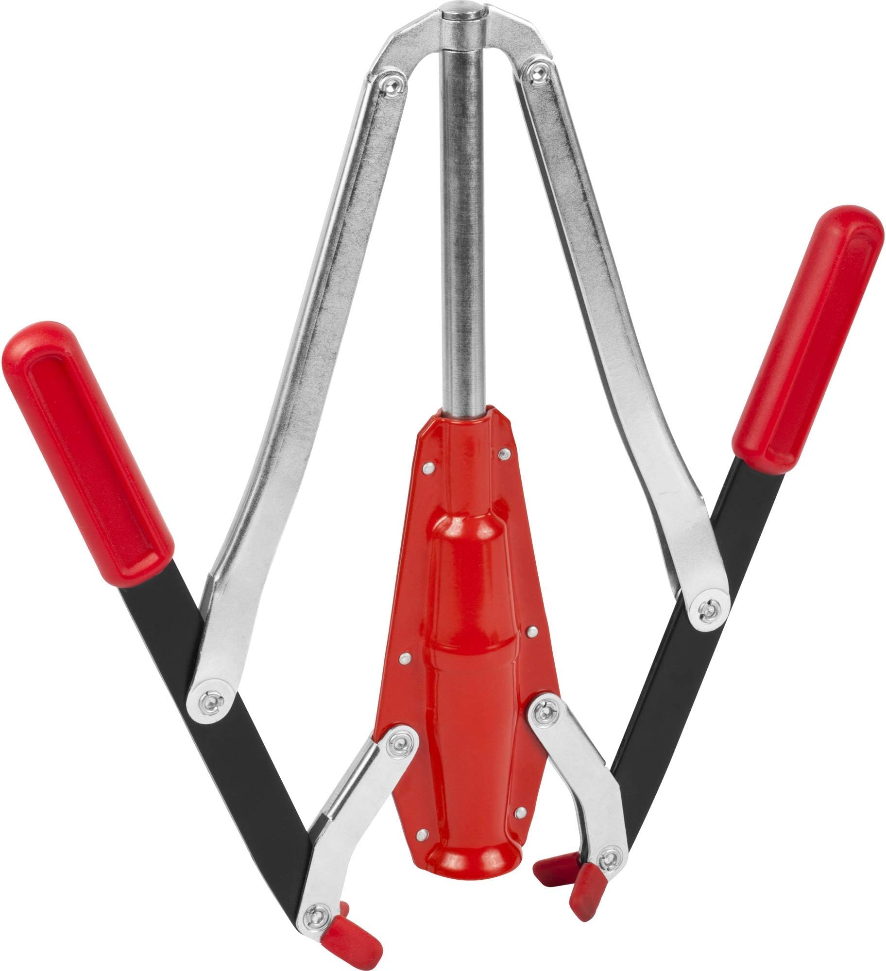 Browin 507001 Solid Metal 2-Arm Cork Machine Wine Easy to Use-for Beginners and Professionals, Plastic, Red, Big