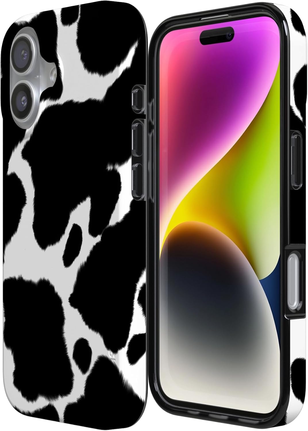 Casely iPhone 17 Case | Current Mood | Cow Print | Compatible with MagSafe | Classic Ultra Slim Design