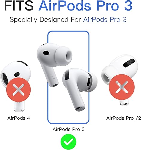 Miniatura 7 de 4 pares de ganchos para las orejas mejorados para AirPods Pro 3 DamonLight [bolsa de almacenamiento añadida] Accesorios antideslizantes para las