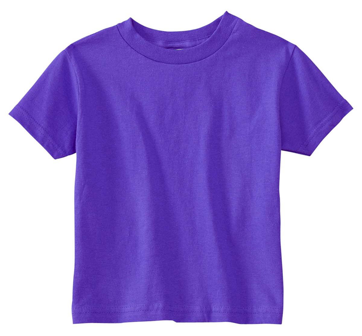 RABBIT SKINS Toddler Jersey T-Shirt, Purple, 2T