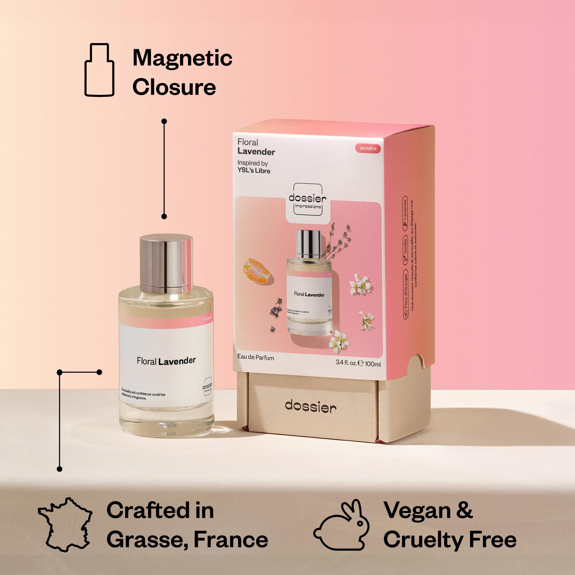 Amazon.com : Dossier - Floral Lavender - Eau de Parfum - Inspired