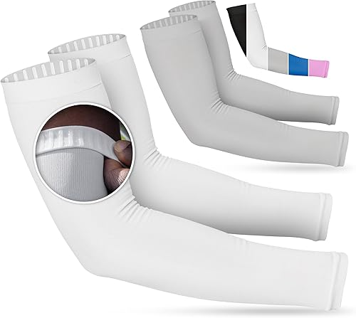 Miniatura 20 de SportsTrail Mangas Refrescantes para Brazos para Hombres y Mujeres – Transpirables, Protección Solar UV, Mangas Deportivas para Brazos para Mujeres