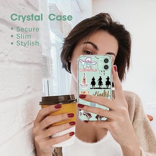 Miniatura 5 de Funda transparente de vaquera para iPhone 11, diseño de howdy de la vida del campo del oeste para niños y niñas, funda transparente de TPU suave a