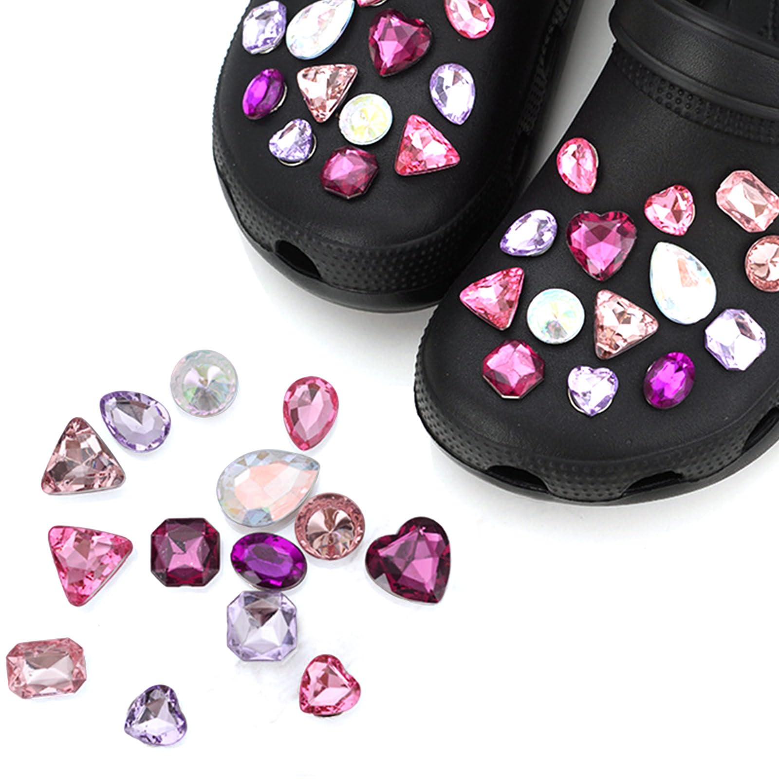 Sponsored Ad – 28Pcs Shoe Charms Crocs, Crystal Diamond Shoes Decoration Charms for Women Bling Chain Charms for Clog, DIY Clog Accessories Crocs Charms Adult bling croc charms,croc charms for adults