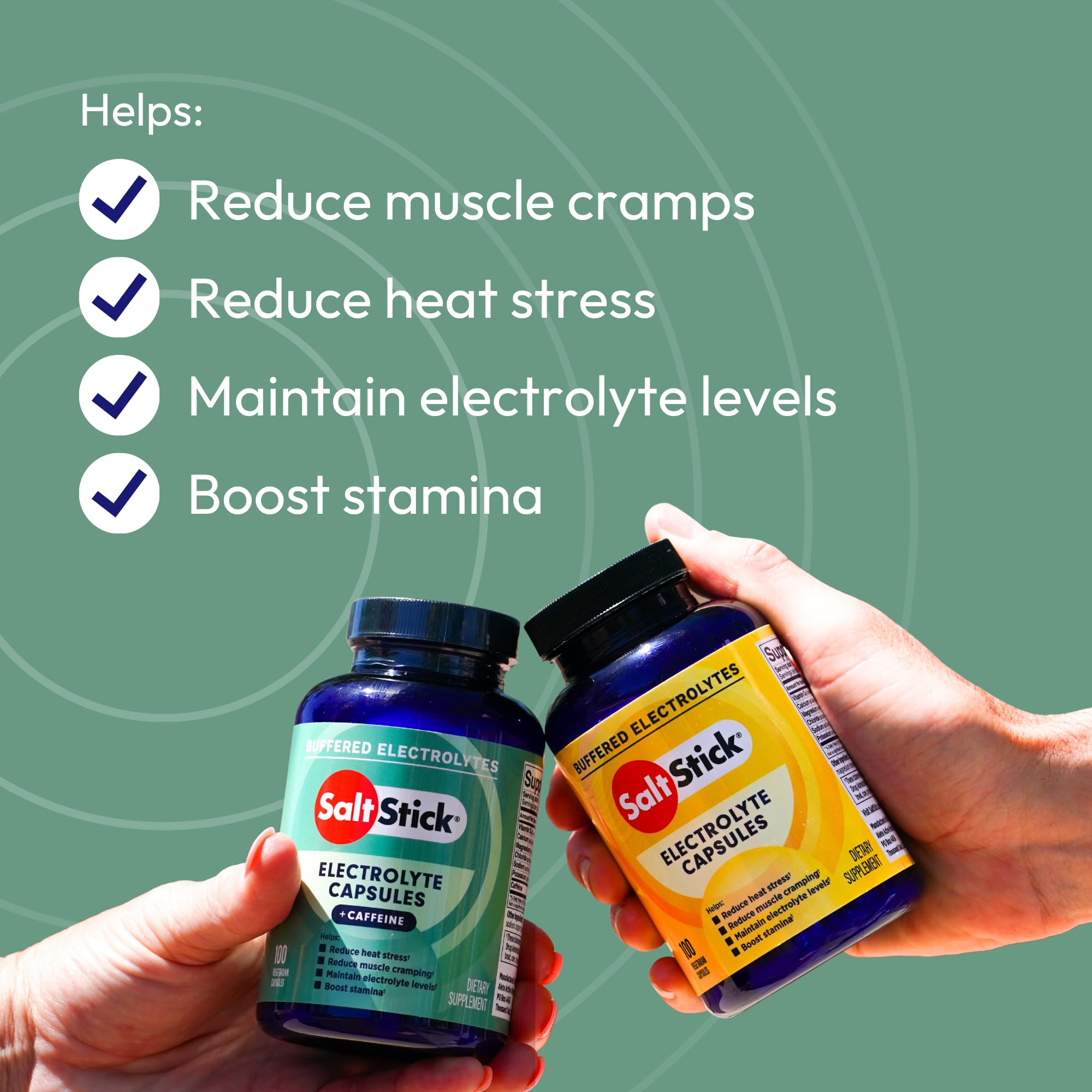 SaltStick Sugar Free Electrolyte Salt Pills Plus Caffeine 0 Calories 100 Ct — Amazon image 4