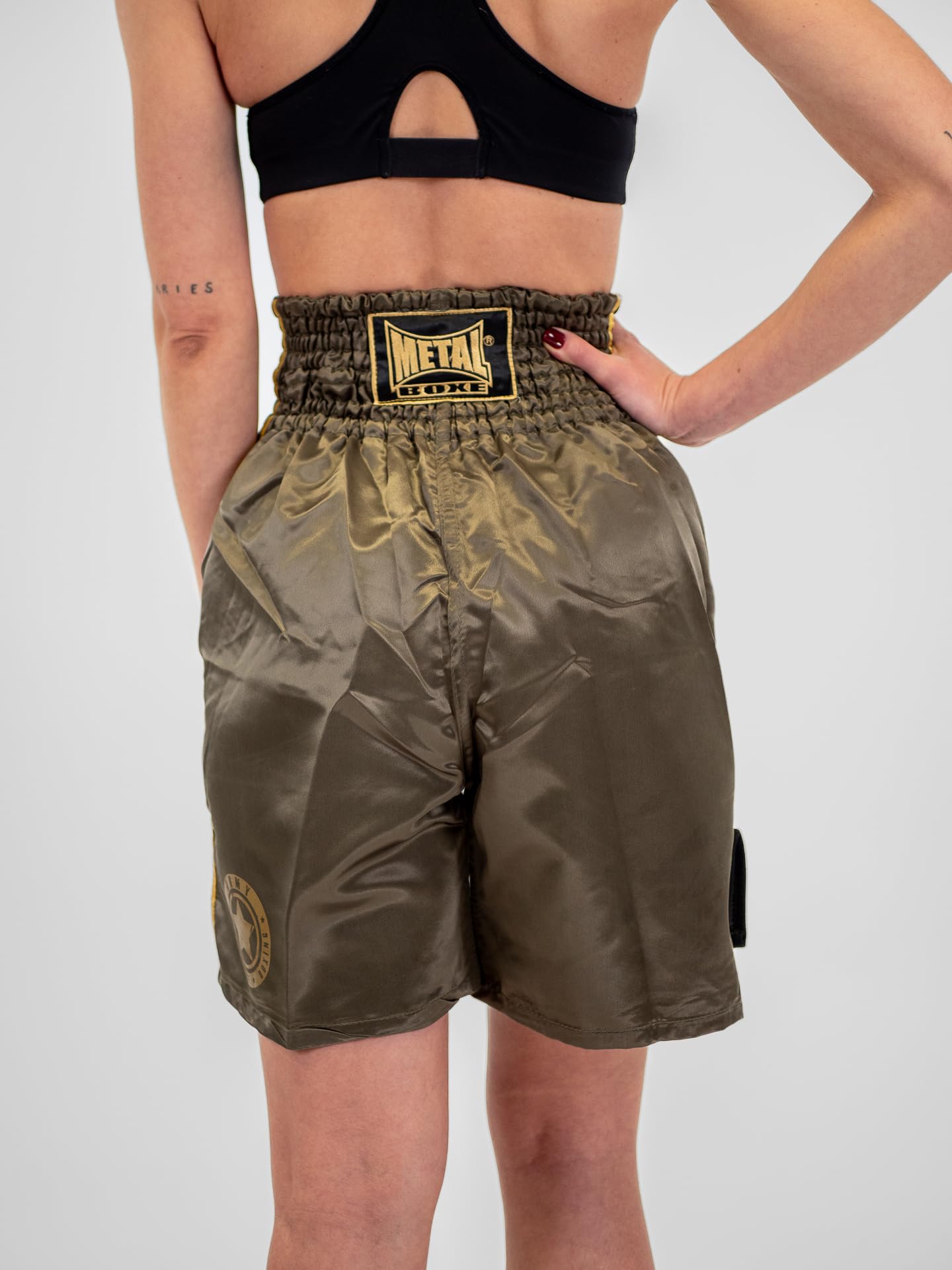 METAL BOXE - Angielskie spodenki bokserskie Proline