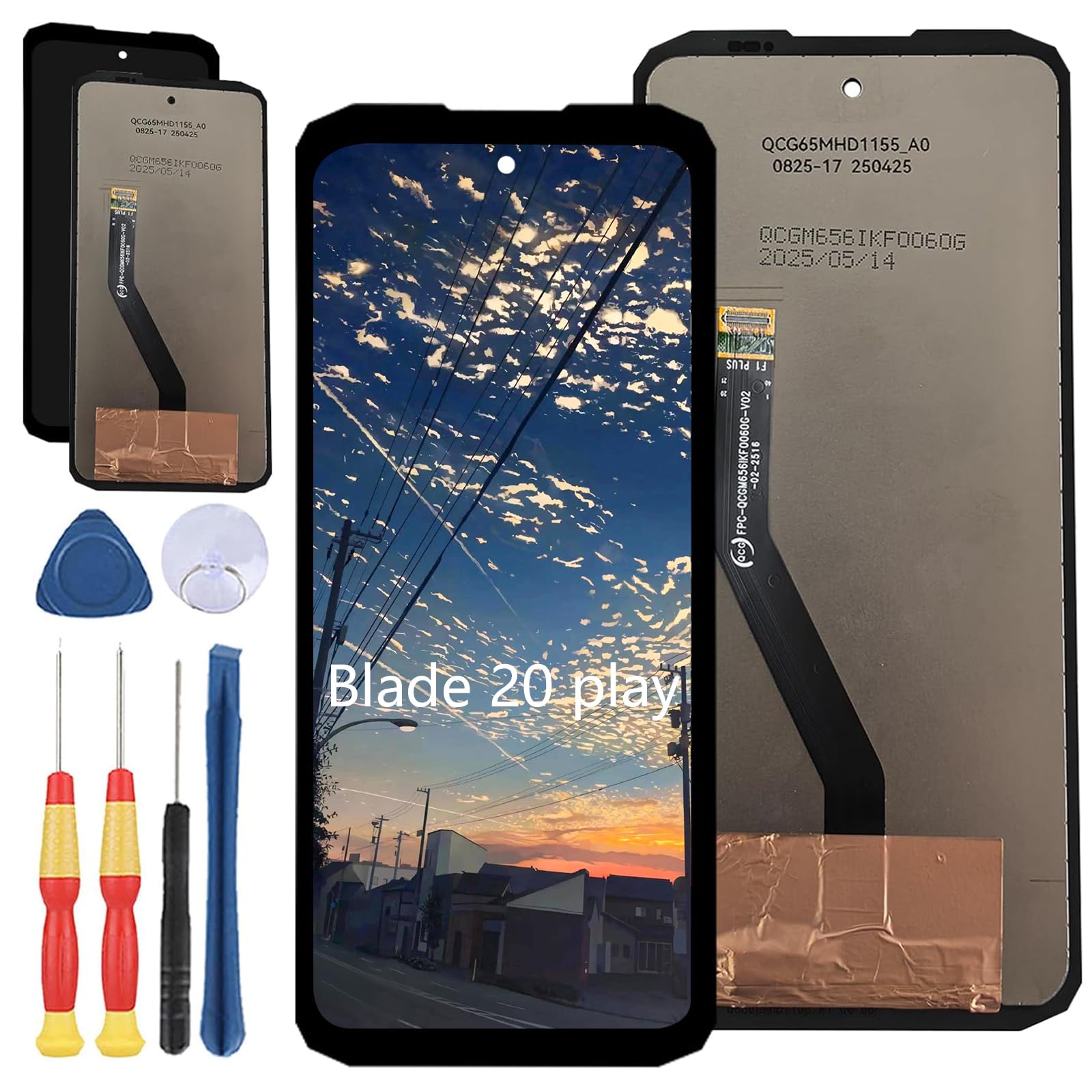 Nuovo schermo di ricambio per DOOGEE Blade 20 Play LCD Display Riparazione schermo e accessori strumento di ricambio.
