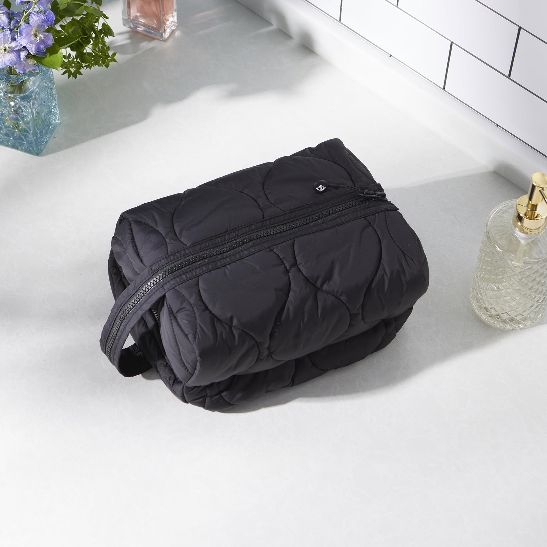 Vera Bradley Organizer da donna con ciondolo a forma di piuma e accessorio da viaggio