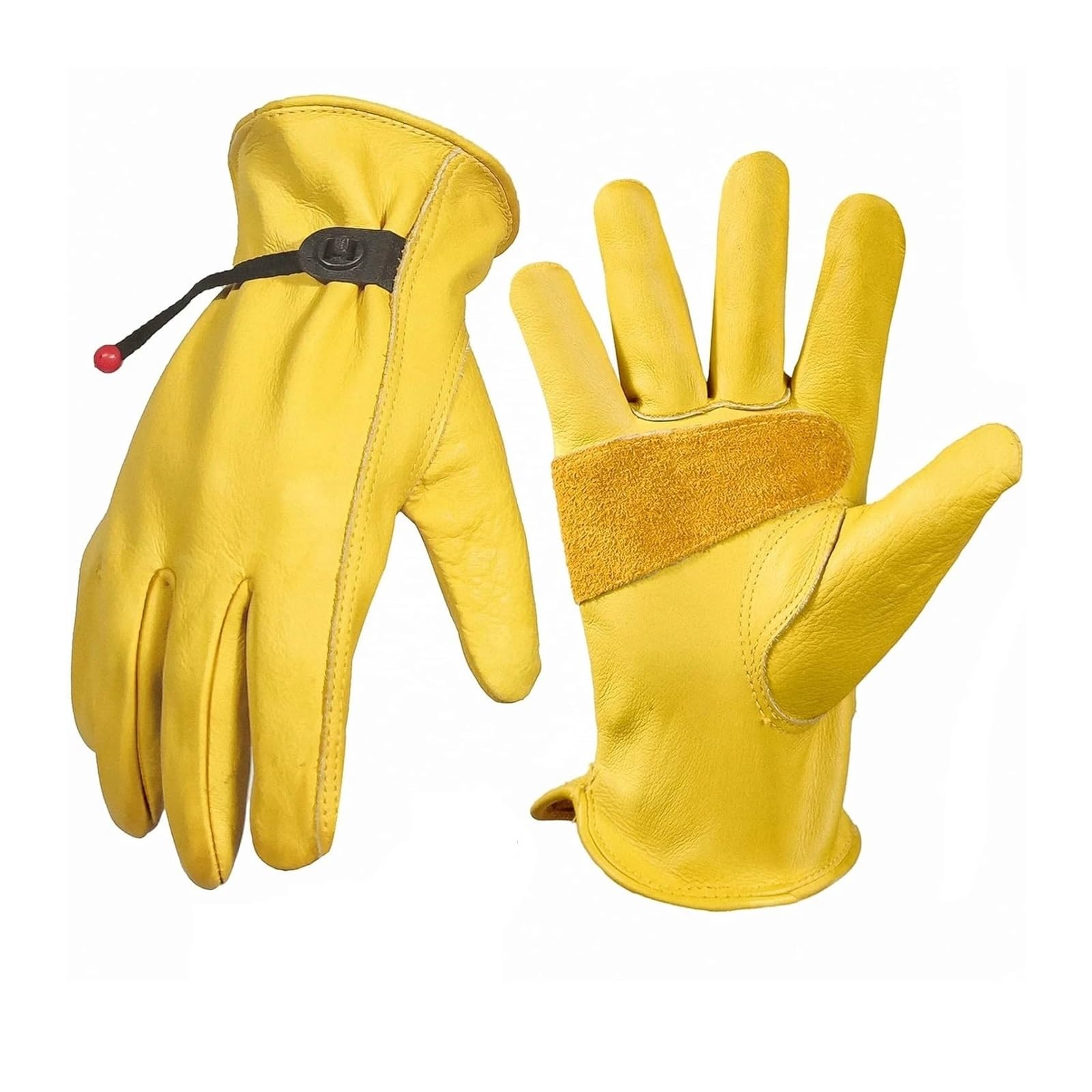 Générique Gants de Travail en Cuir Vache pour Jardinage Ferme Construction