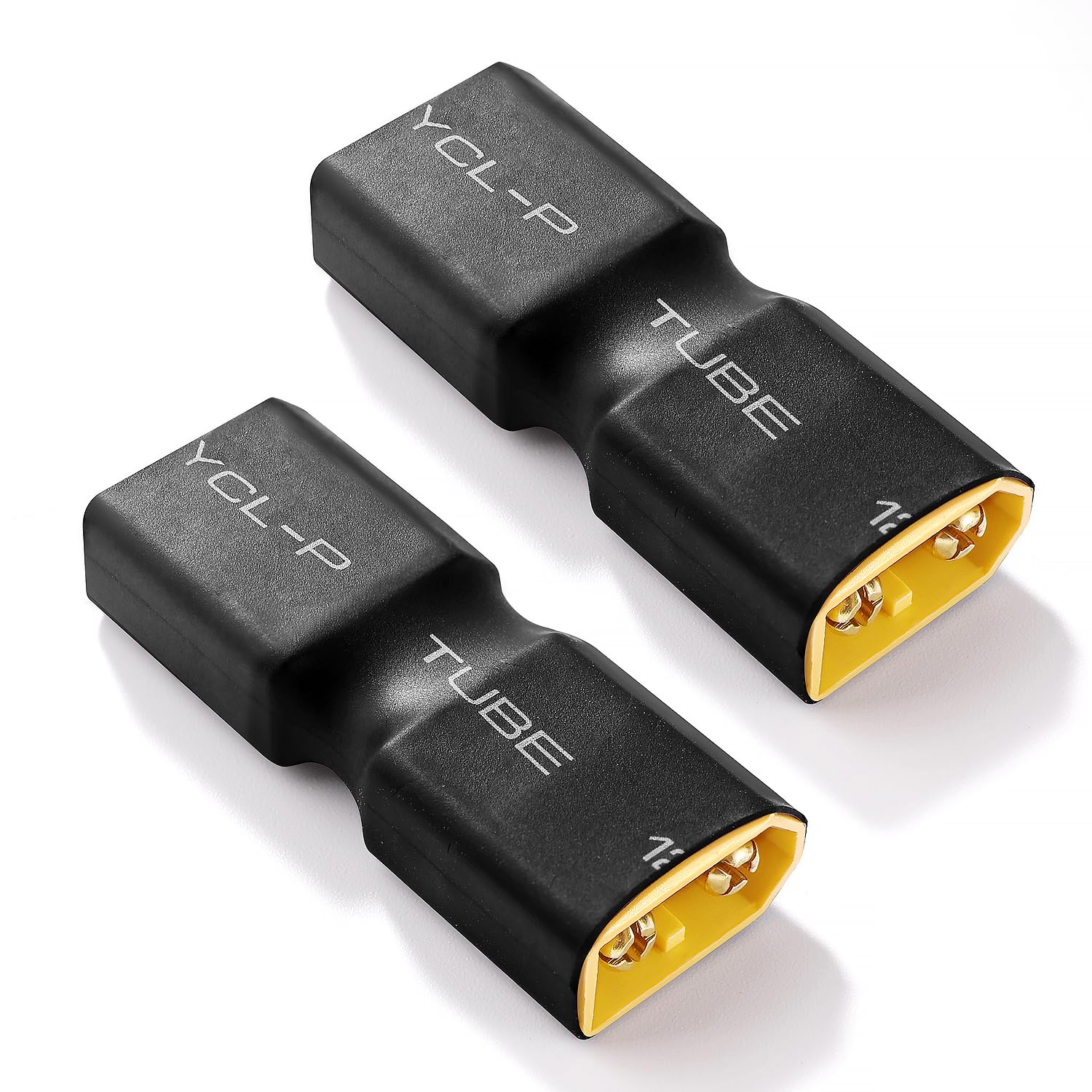 Lyeteung 2 PCS XT60 Connector Adapter, XT60 Male to Male Connector, for RC LiPo Battery