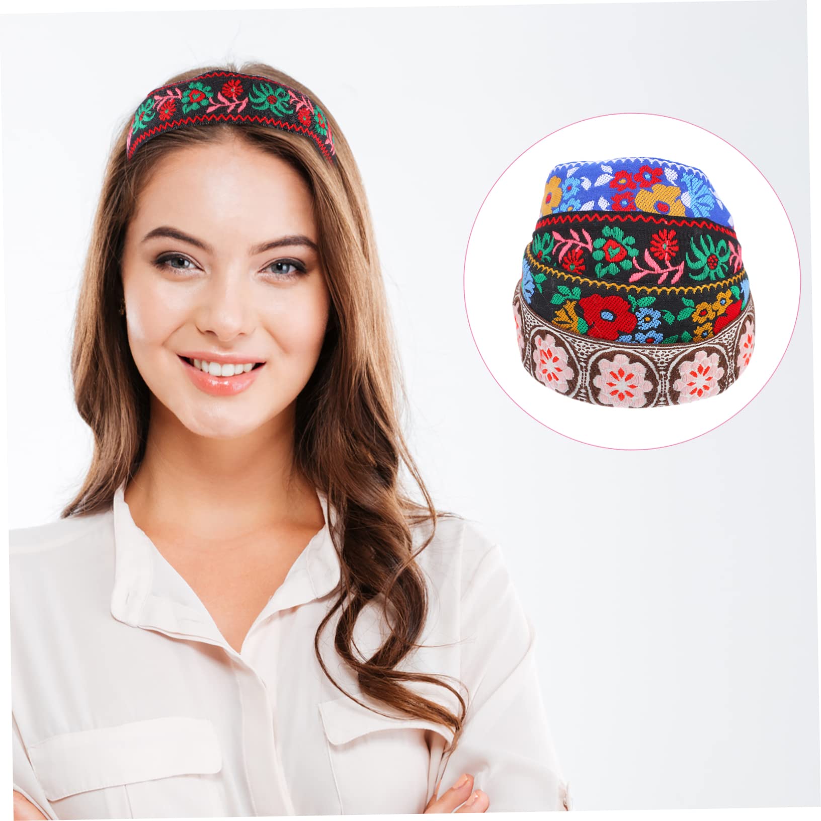 Beaupretty 8piezas De Para Mujer De Accesorios De Cabello Para Ocasiones Especiales Rojo Rosa Negro