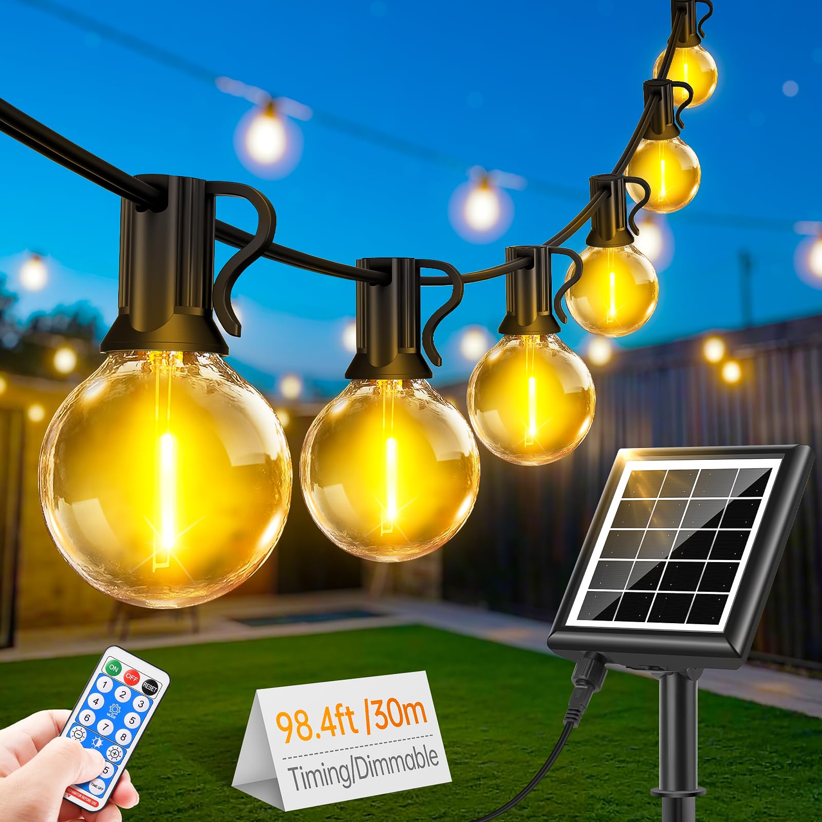 Solar String Festoon Lights Outdoor