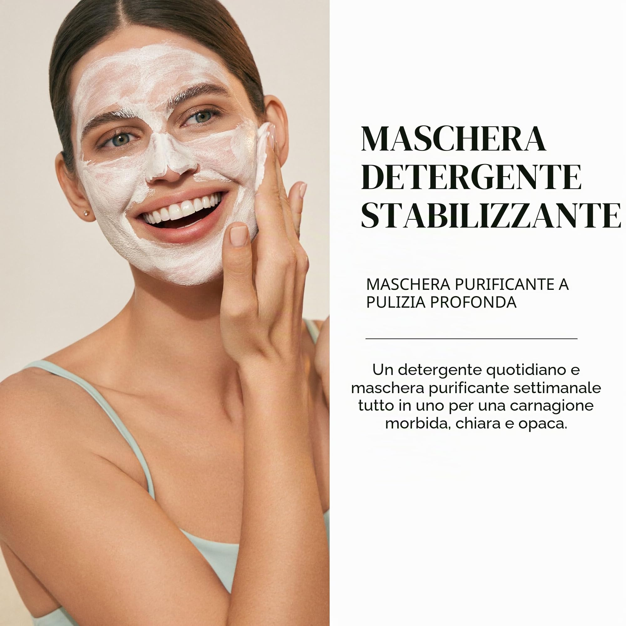 Natura Bissé Maschera Purificante e Detergente Stabilizzante | Maschera Viso con Argilla di Kaolin e Aloe Vera | 75 ml
