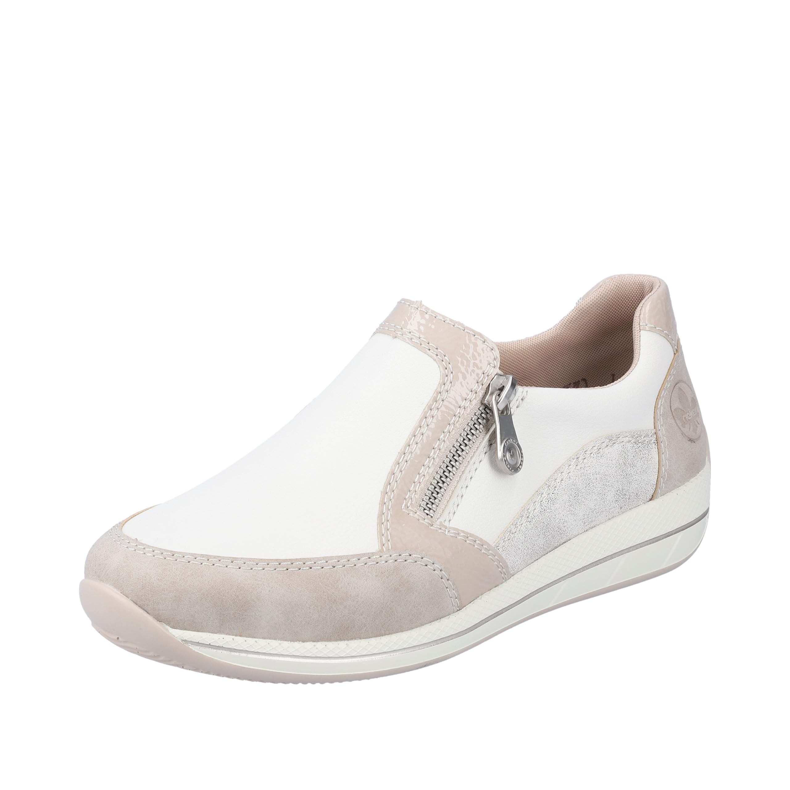 Rieker Women's N1151 Slippers, White Combi, 6 UK