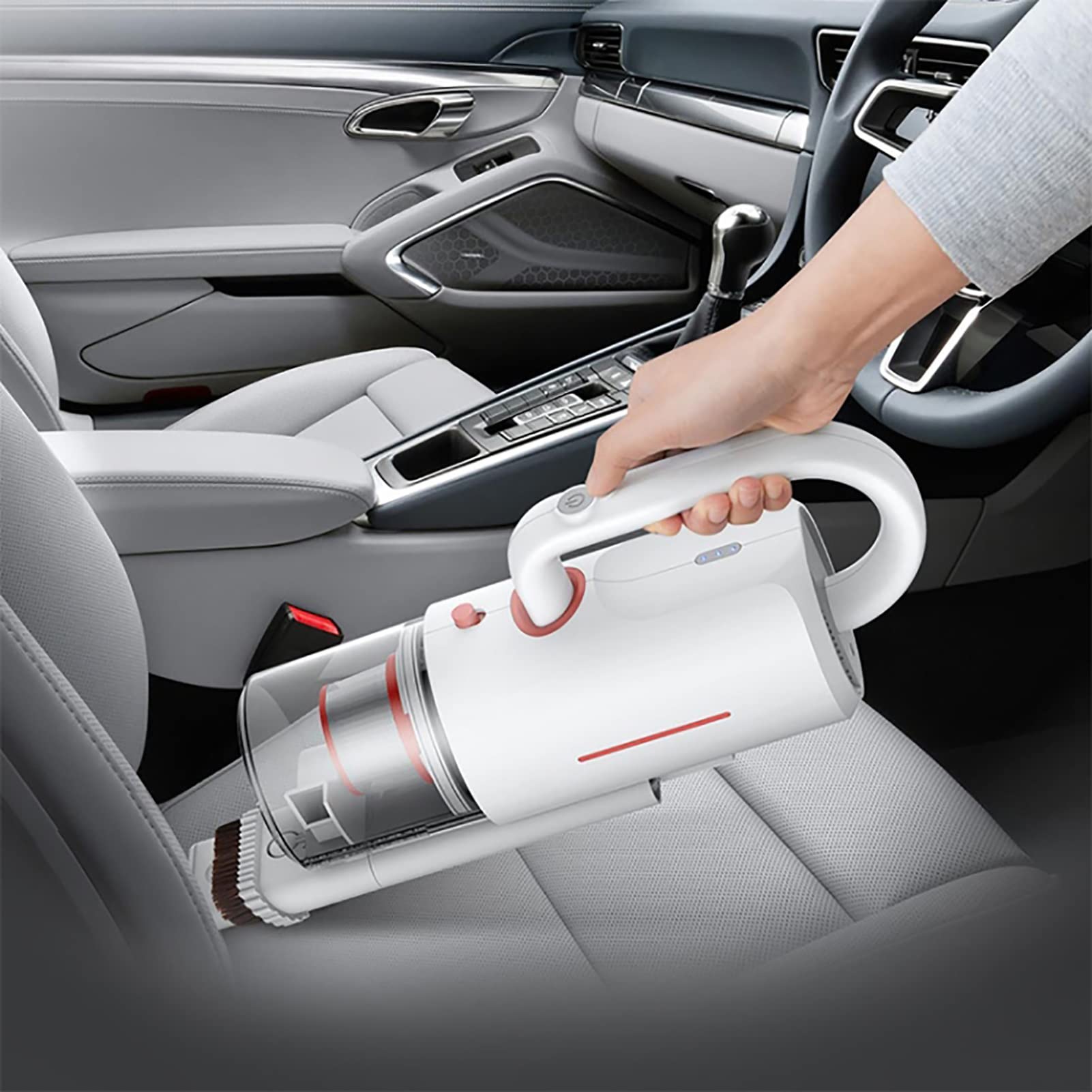 3 In 1 Aspirapolvere Wireless UV Con Filtraggio HEPA Aspirapolvere Portatile Per Acari Macchina Per La Pulizia Dei Materassi Strumento Per La Rimozione Degli Acari Distrugge Fino Al 99,9% Di Tutti