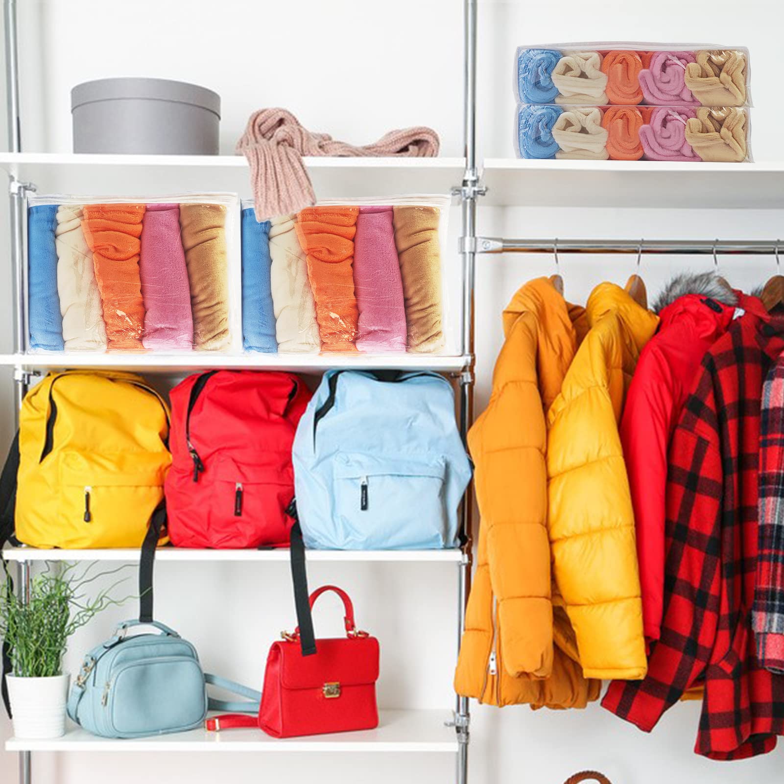 Amazon.com: 25Pcs Clear Vinyl Zippered Storage Bags