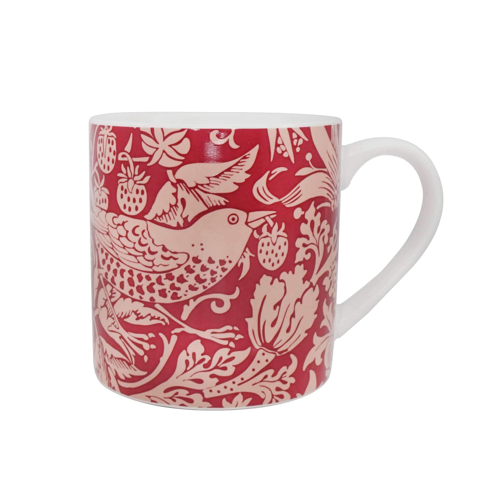 Half Moon Bay Ltd William Morris Raspberry Classic Boxed Mug