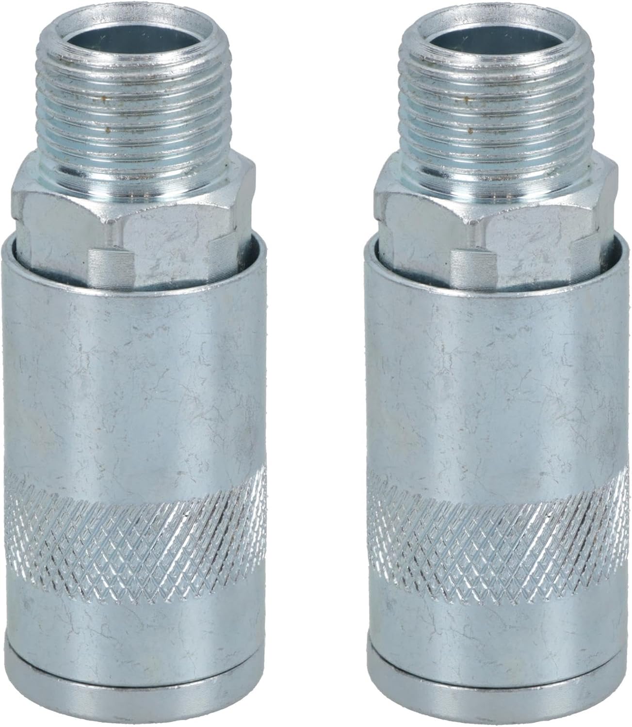 Air Line Hose Connector Female PCL Quick Release 3/8 Male Thread 2pk FT006