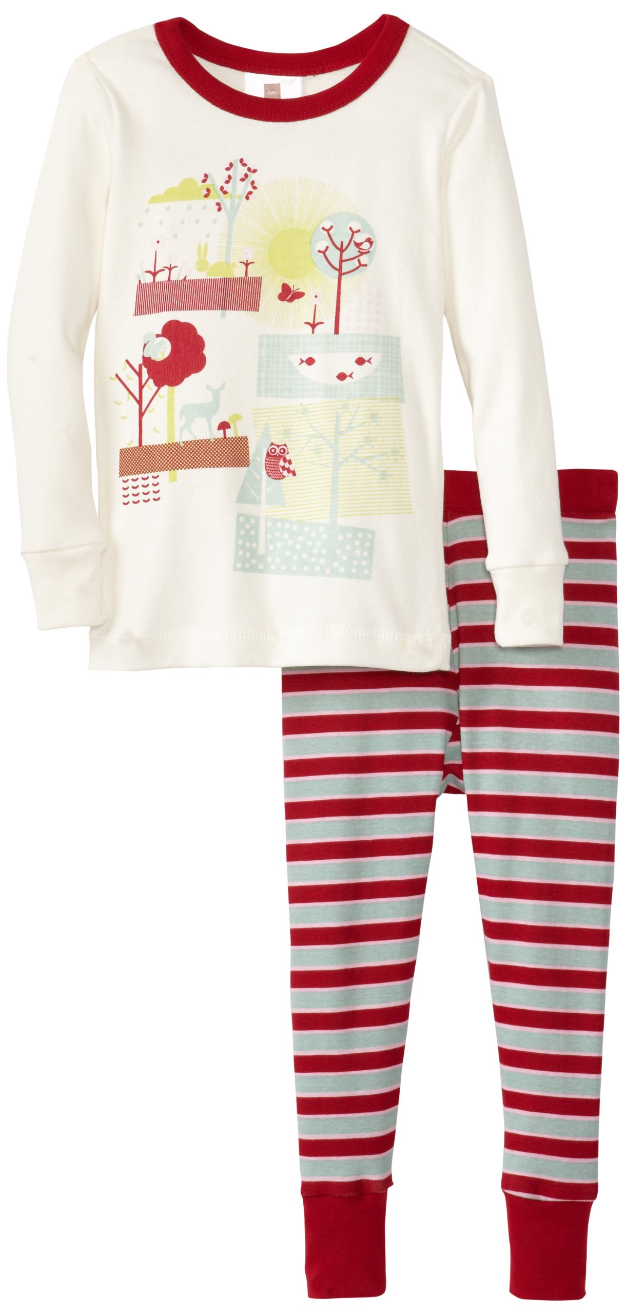 Tea Collection Little Girls' Four Seasons Long Sleeve Pajama Set
