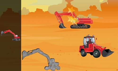 Digger Puzzles For Toddlers And Kids : Play With Construction Vehicles ! Educational Puzzle Games - Free App #TOP3