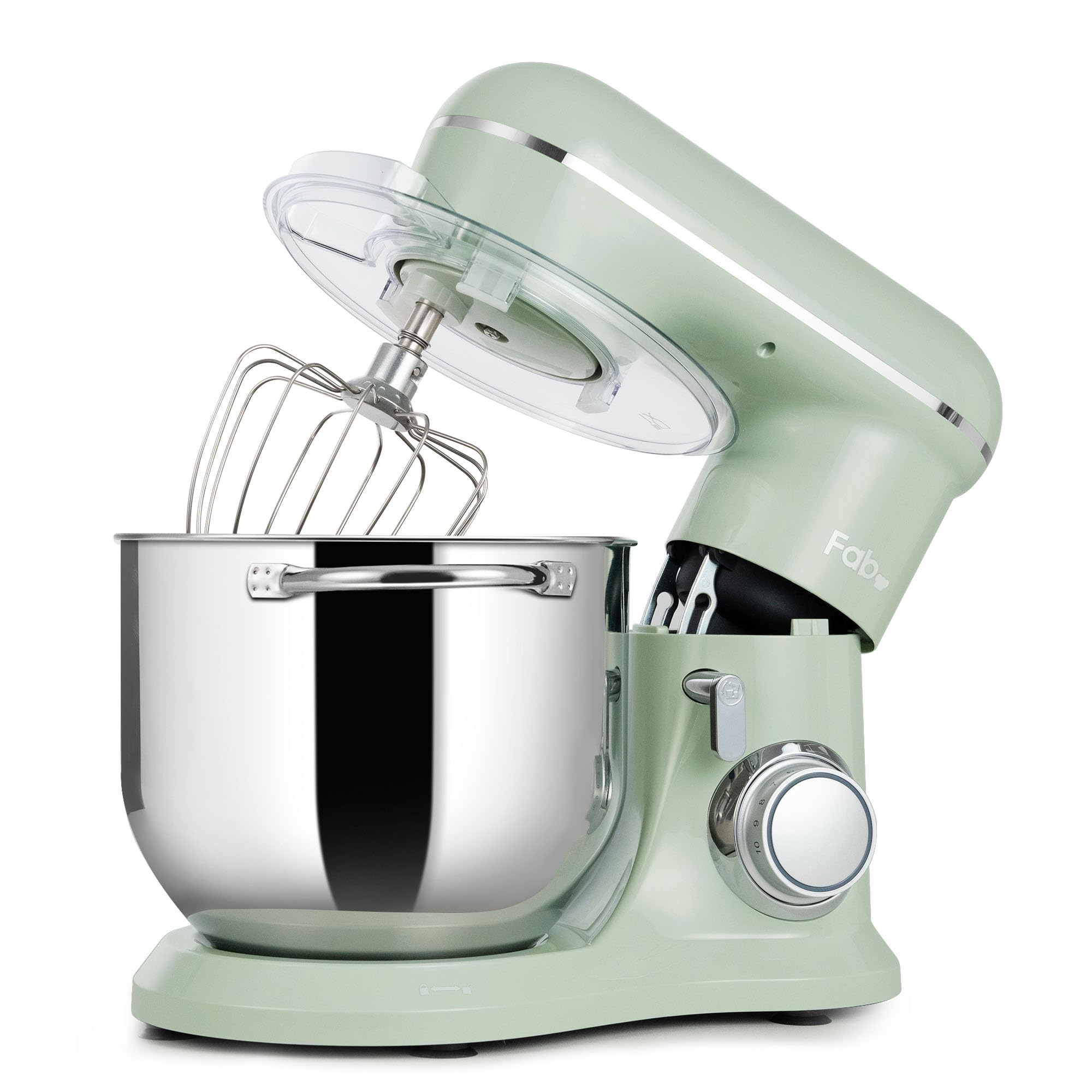 Fab Batidora Amasadora Profesional 8L 2000W, Amasadora de Pan y ReposterÃa, Robot de Cocina Alta Capacidad con 10 Velocidades, Incluye 3 Accesorios, para Uso Intensivo en Hogares,Kitchen in the box