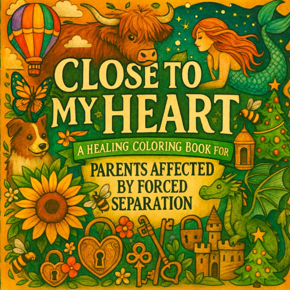 Close to My Heart: A Healing Coloring Book for Parents Affected by Forced Separation