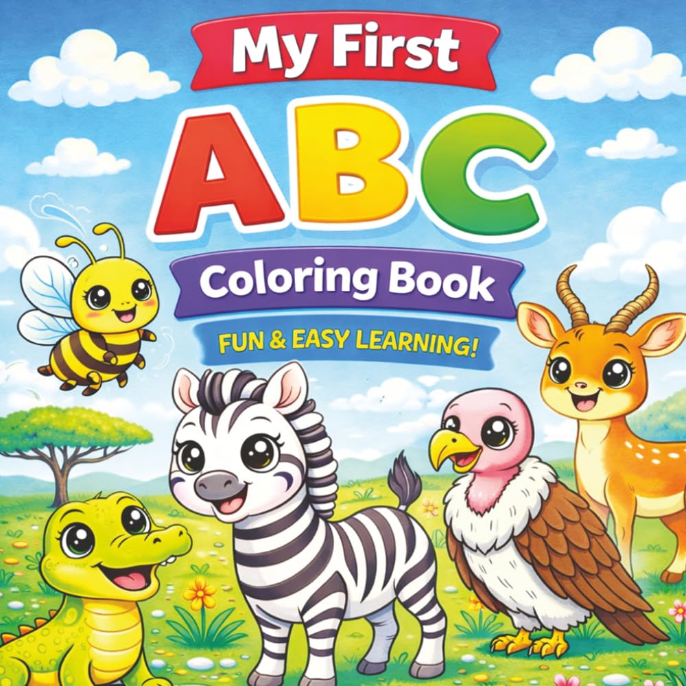 My First ABC Coloring Book: Fun and Easy Learning