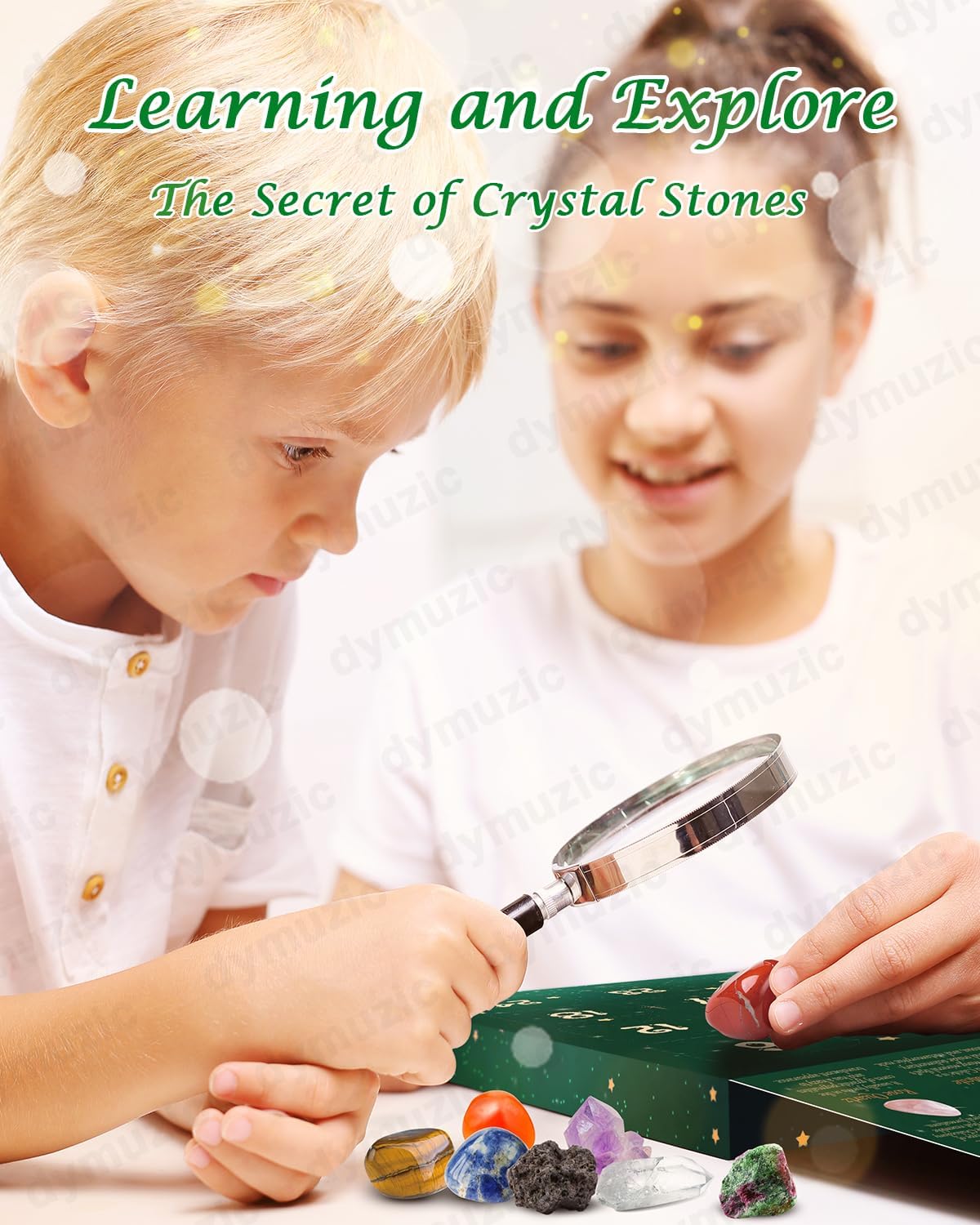 Crystal Rock Gemstone Advent Calendar 2025, Adult, Kids, Boys, Girls, Teen Girls, Women Healing Crystal Gemstone 24 Kinds of Crystals and Gem Rocks Collection - Image 5