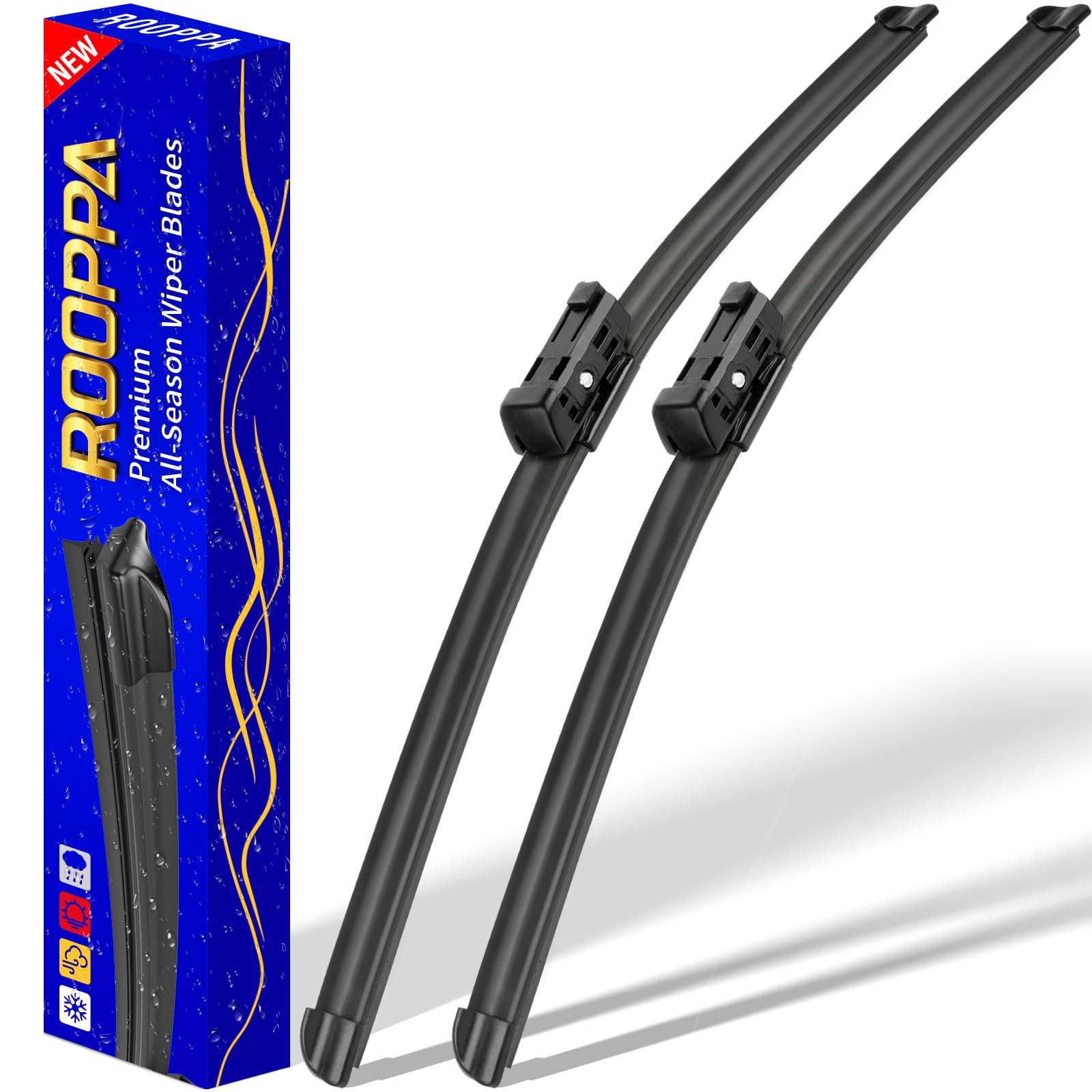 24" 19" Front Wipers Fits Volkswagen VW Jetta 2011-2023 Wiper Blades