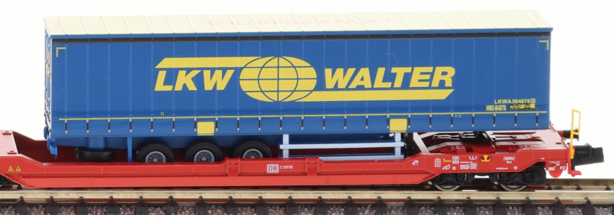 Fleischmann 6660050 N Doppeltaschen-Gelenkwagen T3000e der DB AG Spedition LKW Walter