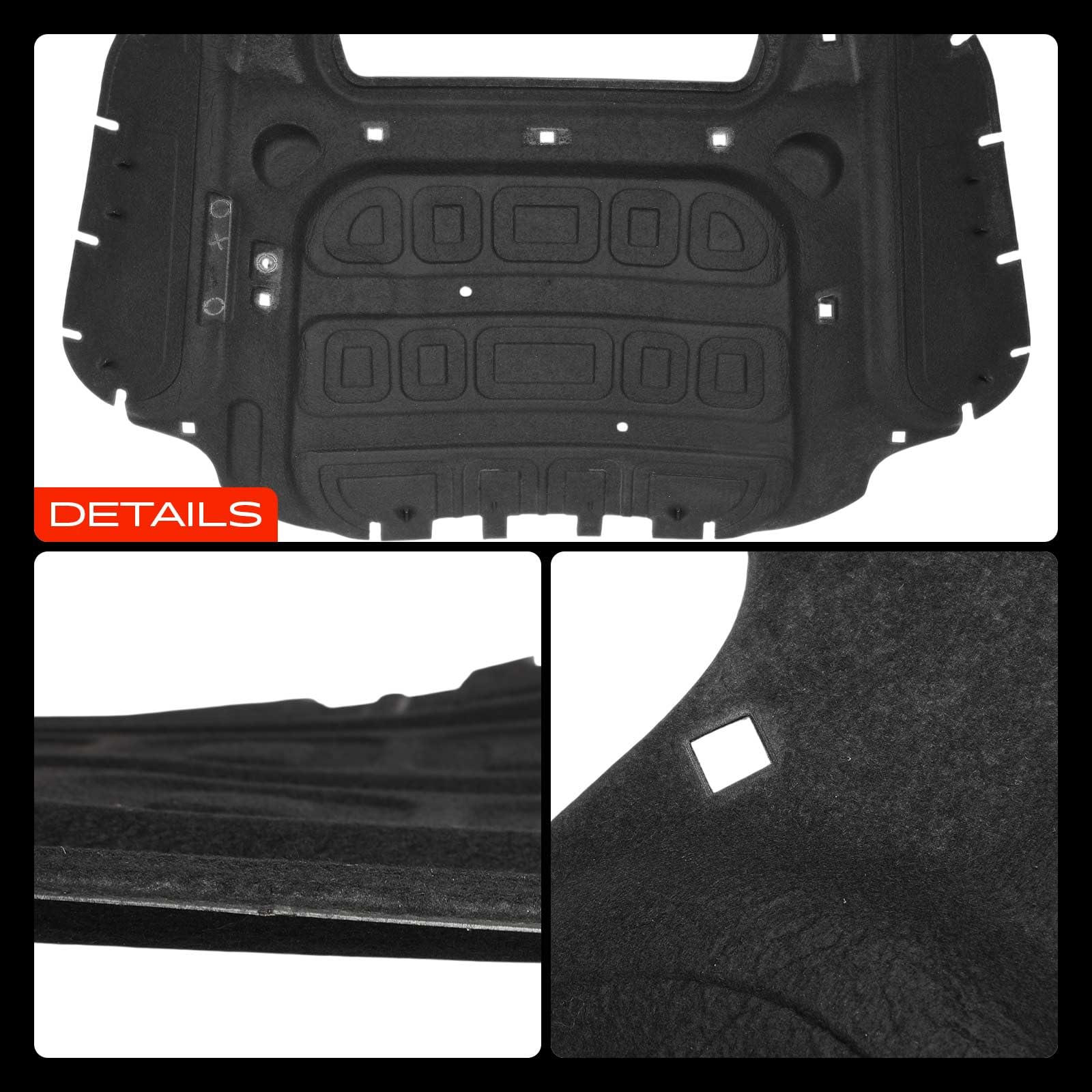 Frankberg Isolamento acustico del vano motore 97055610100 | Compatibile con: P.A.N.A.M.E.R.A 970