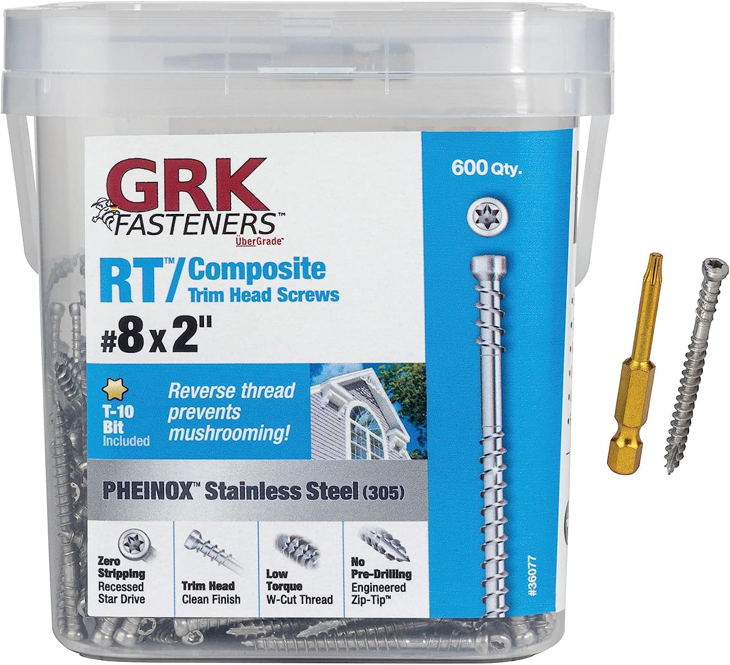 GRK GLOBAL2 ドリラジ Amazon.com: GRK 36077#8 x 2