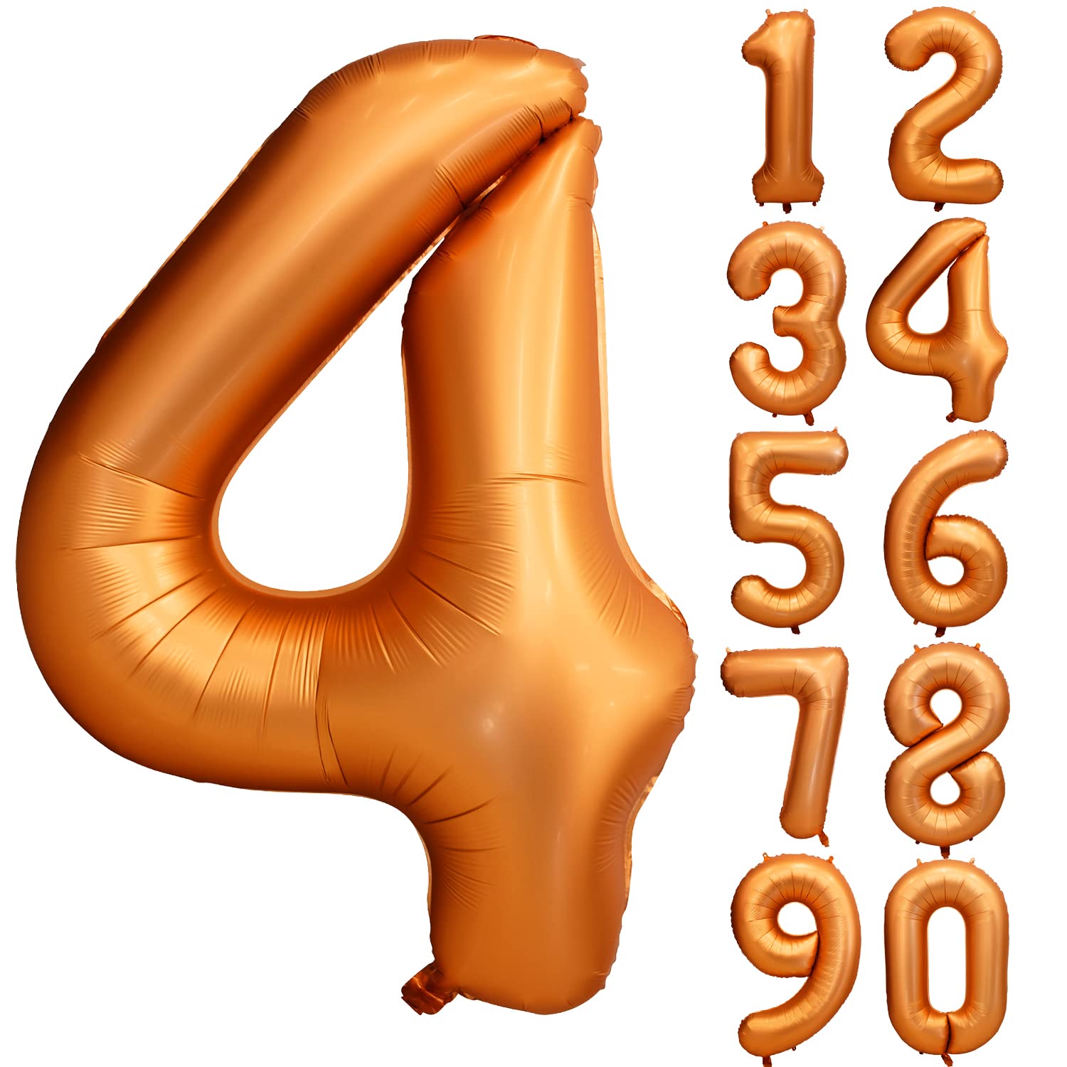 Red 0 balloon 40 Inch Giant Helium Foil Number 0 to 9 Red Balloon Birthday Wedding Party Digital Decorations (Number 0) — view 81