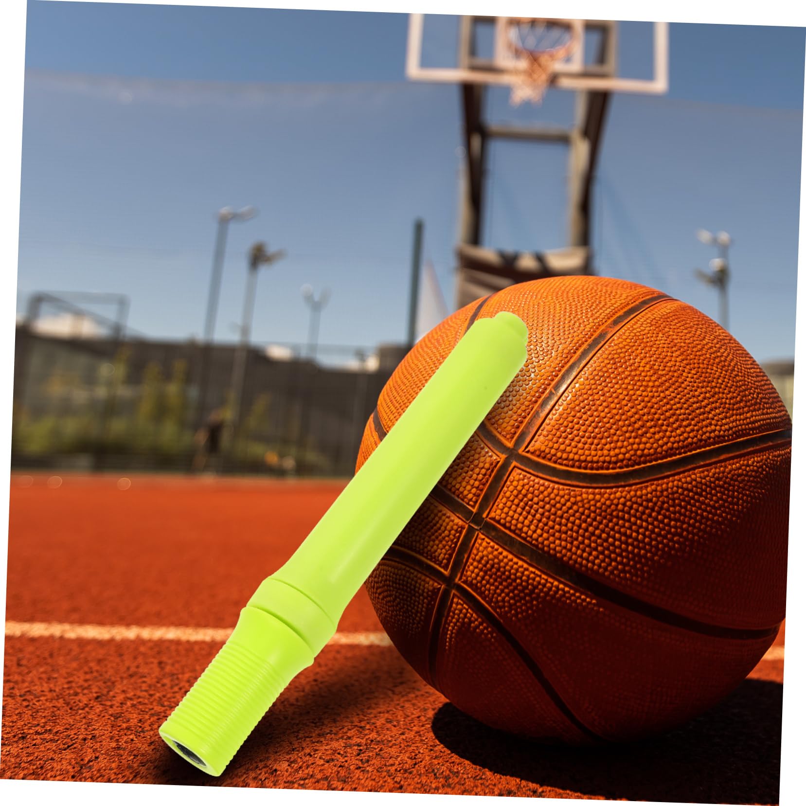 Abaodam minipompa portatile aria pompa per gonfiabili Pompa a sfera Gonfiore pompa gonfiabile da basket gonfiatore per bici addominali Yellow