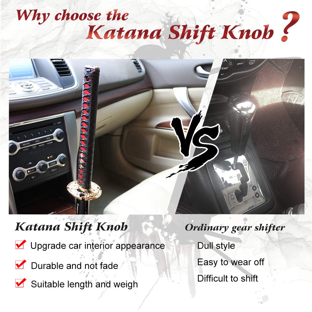 Buy RYANSTAR Samurai Sword Automatic Shift Knob Universal Compatible