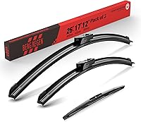 Vista 130 de BERG REGEN 22"+19" Limpiaparabrisas con juego de repuesto trasero de 10 pulgadas para Mazda CX-3 2016 2017 2018 2019 – Calidad genuina del OEM