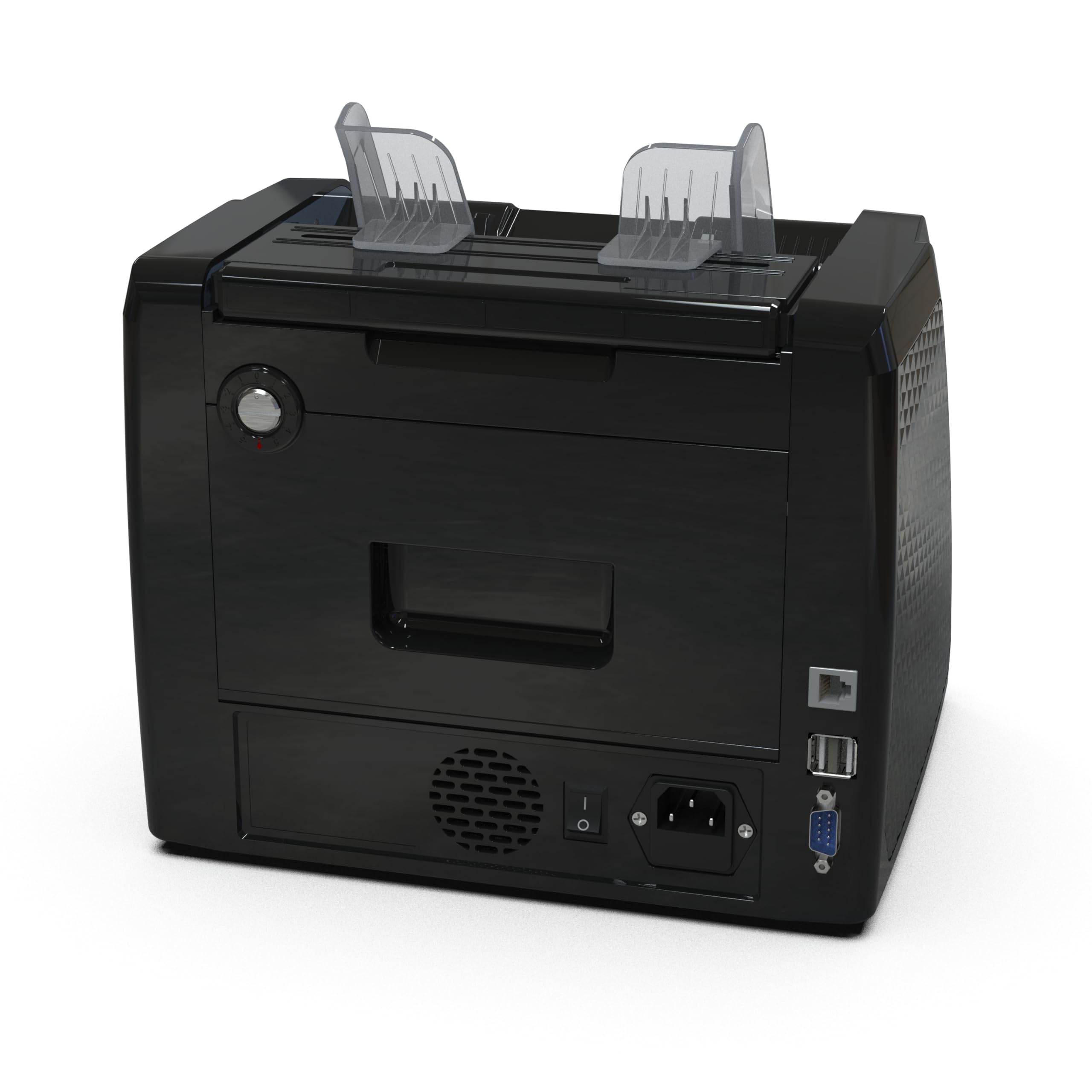 Detectalia V30 Contador de Billetes Detector Falsos Doble CIS Pantalla Táctil 4.5" Multidivisa 1200 Billetes/Minuto USB