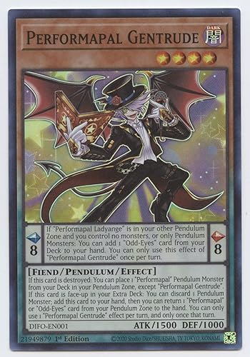 Performapal Gentrude - DIFO-EN001 - Super Rare - 1 Edición